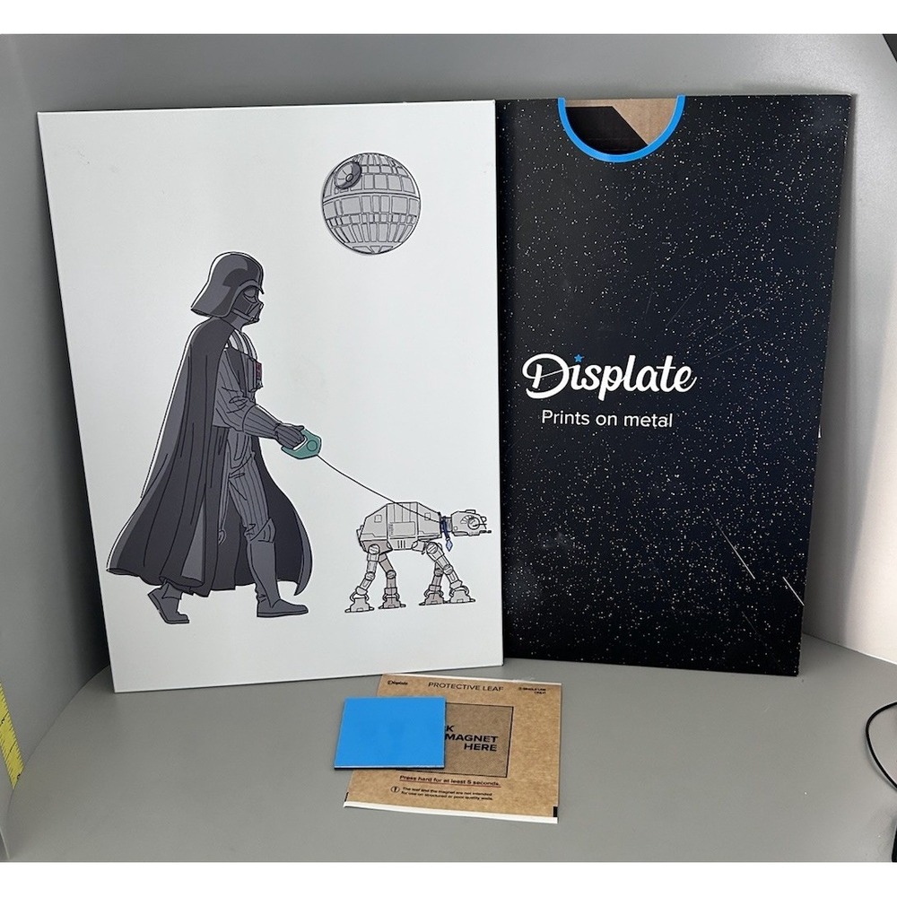 Displate Star Wars Darth Vader AT-AT "Doggie" Metal Print Signed W/ Hologram